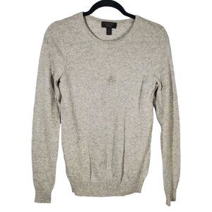Charter Club Cashmere Knit Sweater Women's XS Gray Pullover Crewneck